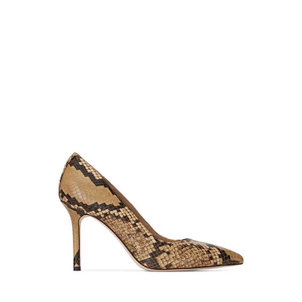 Lindella II Faux-Snakeskin Pump