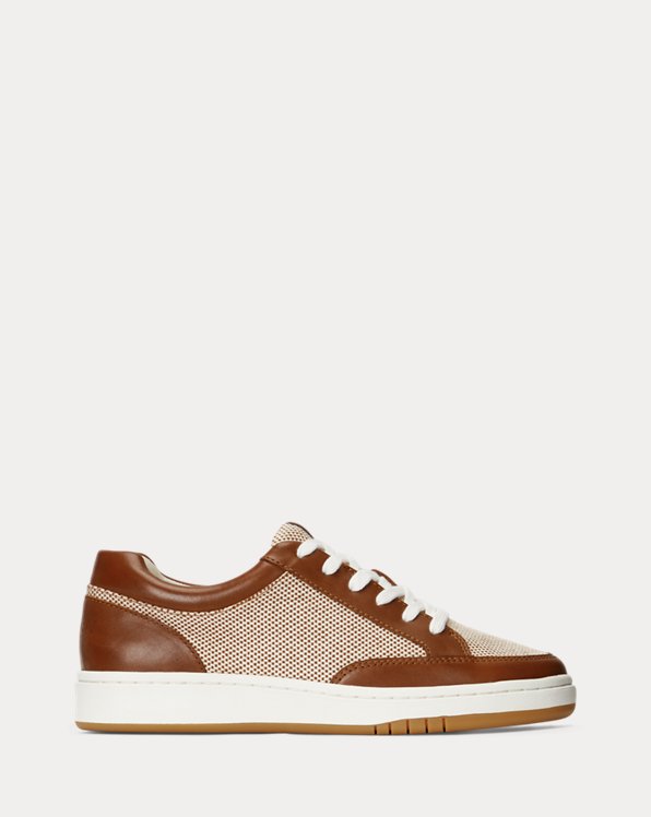 Hailey IV Canvas &amp; Leather Trainer