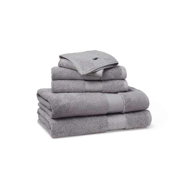  Ralph Lauren Sanders Towel 6 Piece Set Club Navy - 2 Bath Towels,  2 Hand Towels, 2 Washcloths : Home & Kitchen