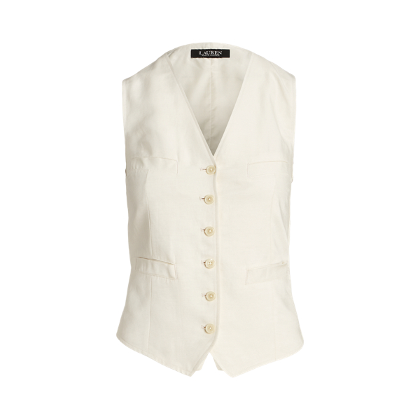 Gilet de tailleur sans manches ample en lin | boohoo FR