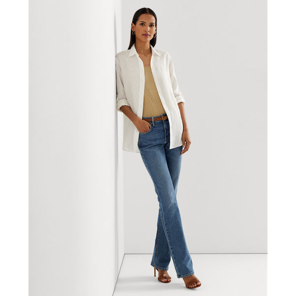 Jeans Bootcut Femme - Taille 36 - Bleu - Coton/élasthanne - Occasion Très Bon état