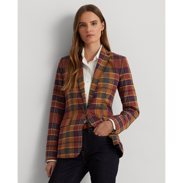 Cotton Madras Blazer