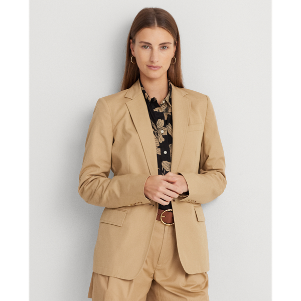 Cotton Twill Blazer