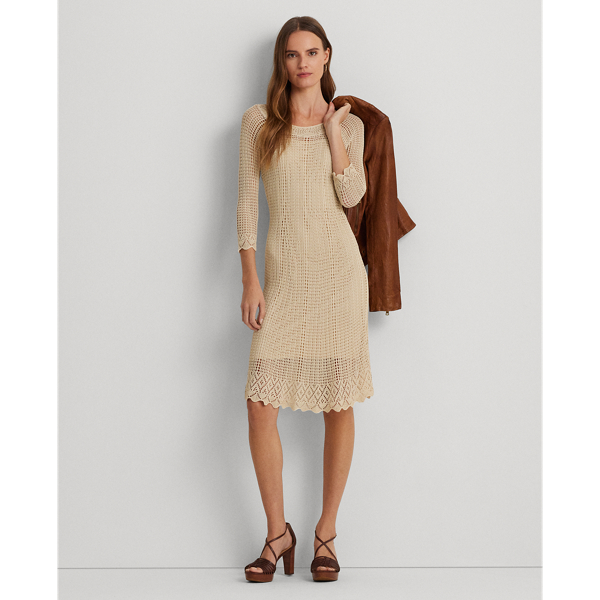 Pointelle-Knit Dress Lauren 1