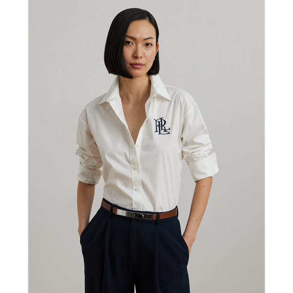 Relaxed Fit Stretch Cotton Shirt