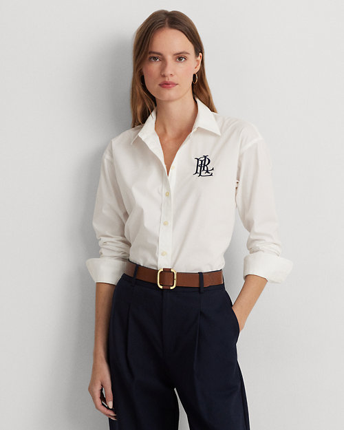 Relaxed Fit Stretch Cotton Shirt