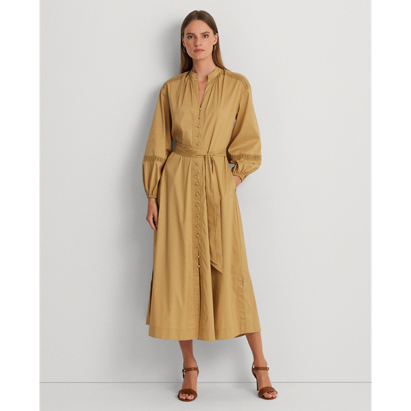 BY DESIGN Ellen Lace Long Sleeve Shirtdress