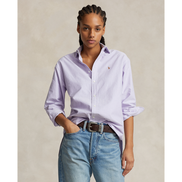 Relaxed Fit Cotton Oxford Shirt Polo Ralph Lauren 1