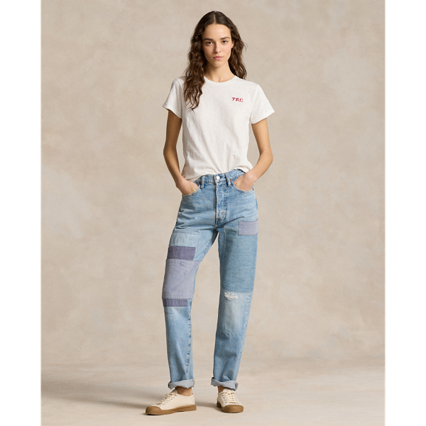 Jeans Relaxed Straight a vita alta