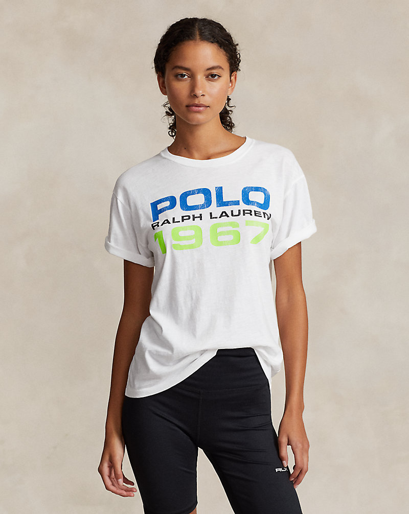 Logo Cotton Jersey T-Shirt Polo Ralph Lauren 1