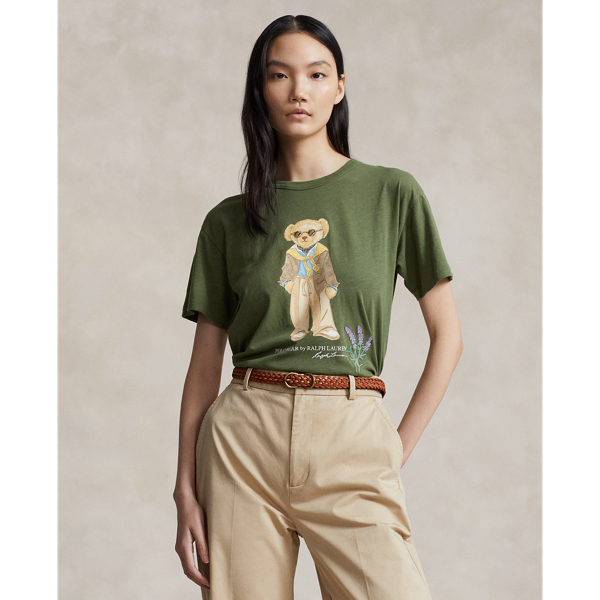 T-shirt de malha com Polo Bear