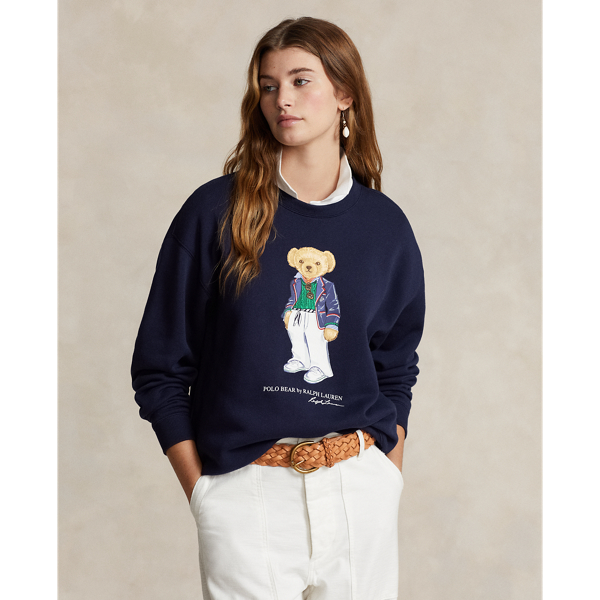 Women's Blue Polo Ralph Lauren Sweatshirts & Sweatpants