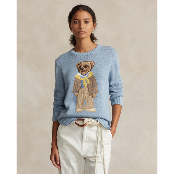 Polo Bear Cotton Crewneck Sweater Polo Ralph Lauren 1