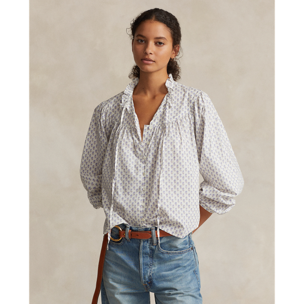 Anemone Poplin Top