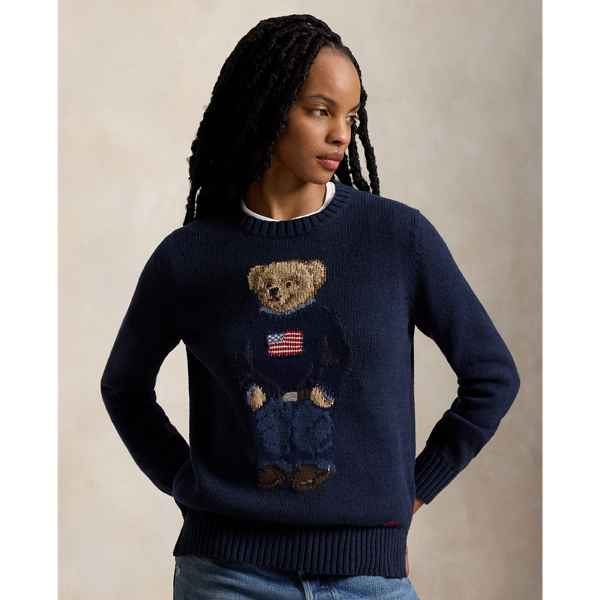Polo Bear Cotton Sweater (9M) NWT