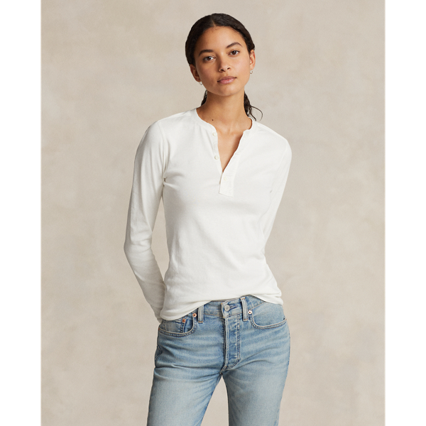 Cotton Henley Shirt