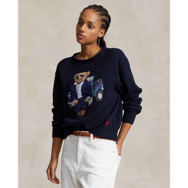 Polo Bear Cotton Sweater