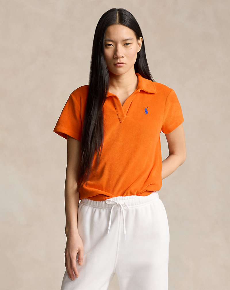 Shrunken-Fit Poloshirt aus Frottee Polo Ralph Lauren 1