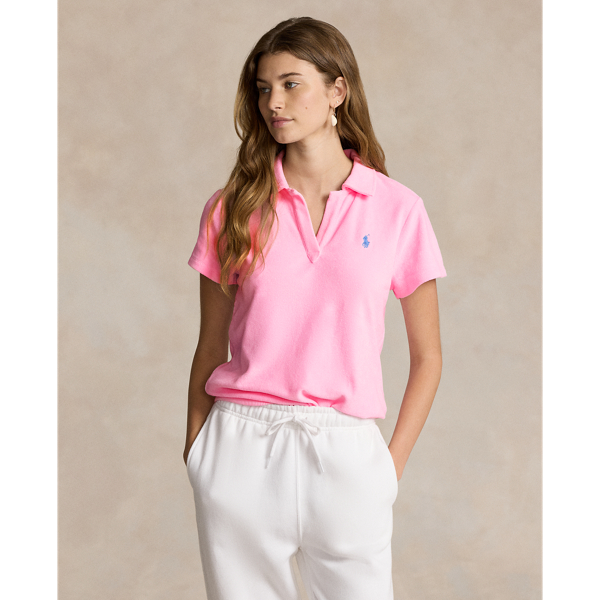 Shrunken Fit Terry Polo Shirt