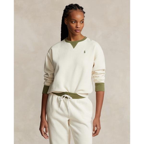 Two-Tone Fleece Crewneck Sweatshirt Polo Ralph Lauren 1