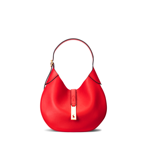 Bolso Shoulder Polo ID pequeño de piel