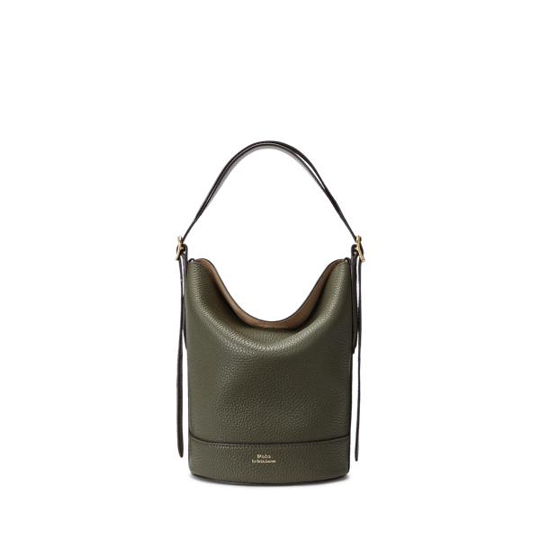 Leather Small Bellport Bucket Bag Ralph Lauren Australia