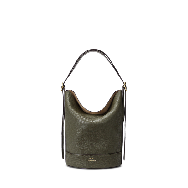 Leather Small Bellport Bucket Bag