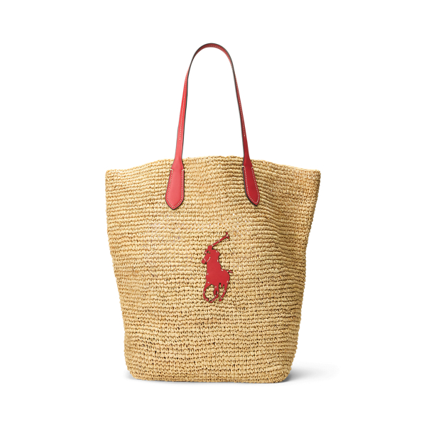 Big Pony Raffia Large Tote