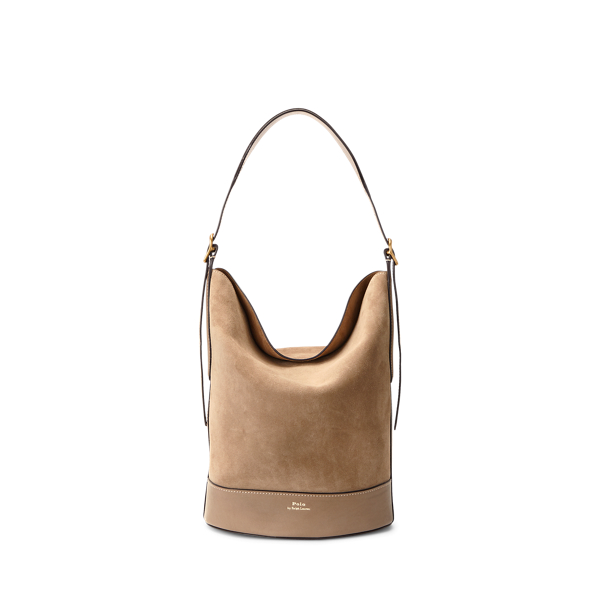 Suede Medium Bellport Bucket Bag