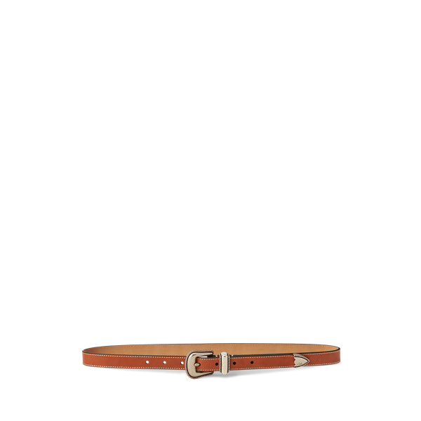 Western Vachetta Leather Belt Polo Ralph Lauren 1