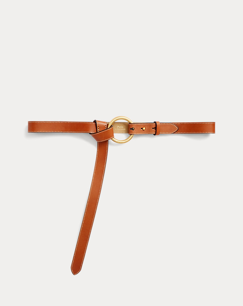O-Ring Vachetta Leather Belt Polo Ralph Lauren 1