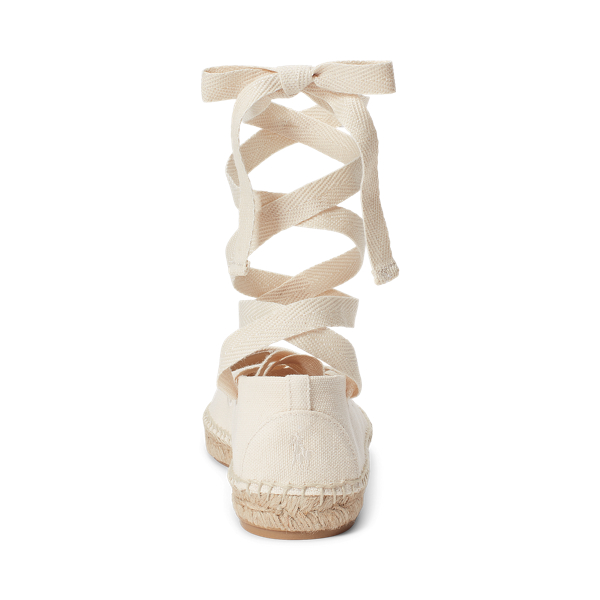 Lauren lace up best sale espadrille