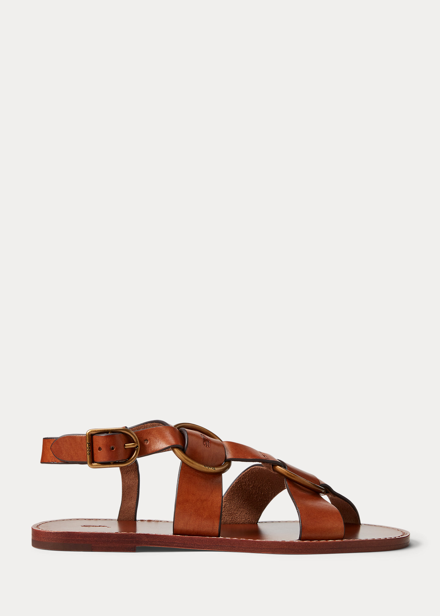 Double O-Ring Leather Sandal