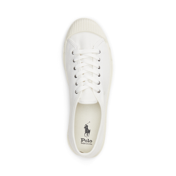 Essence 100 Canvas Cap Toe Trainers for Women Ralph Lauren CH
