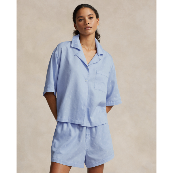 Allover Pony Short-Sleeve Pajama Set