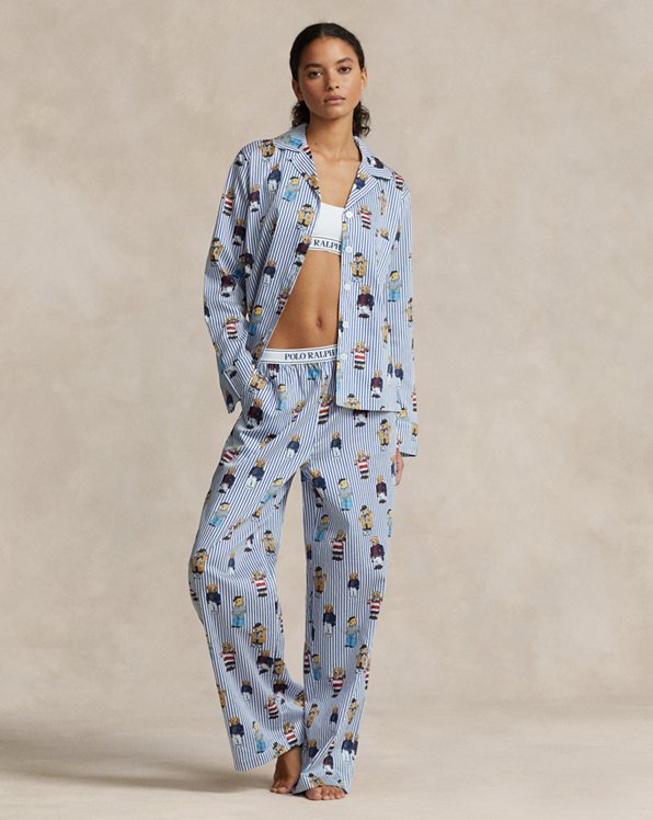 Polo Bear Long-Sleeve Pyjama Set