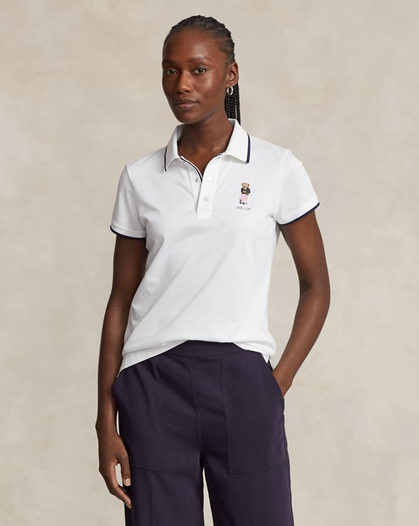 Tailored fit Polo-shirt met Polo Bear