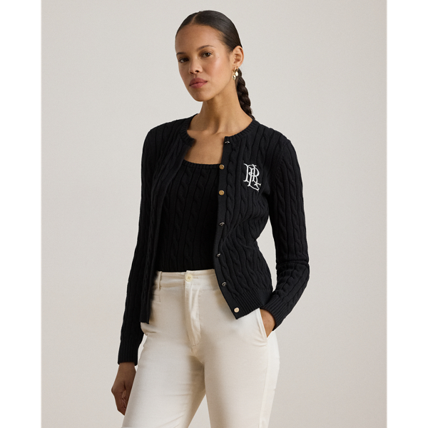 Cable Knit Cotton Cardigan Ralph Lauren® Australia