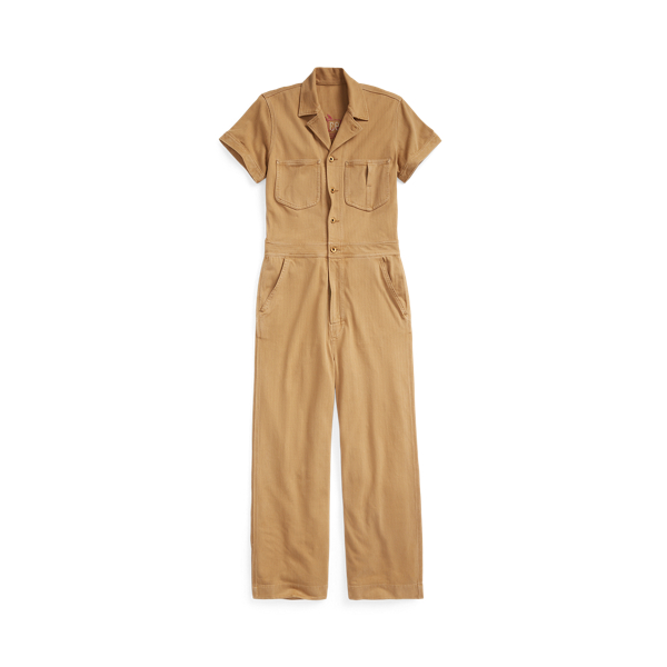 Embroidered Jacquard Coverall