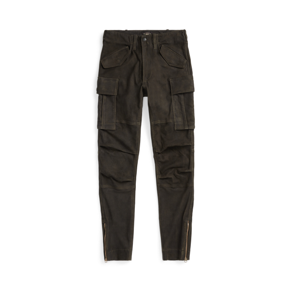 Skinny Suede Cargo Pant