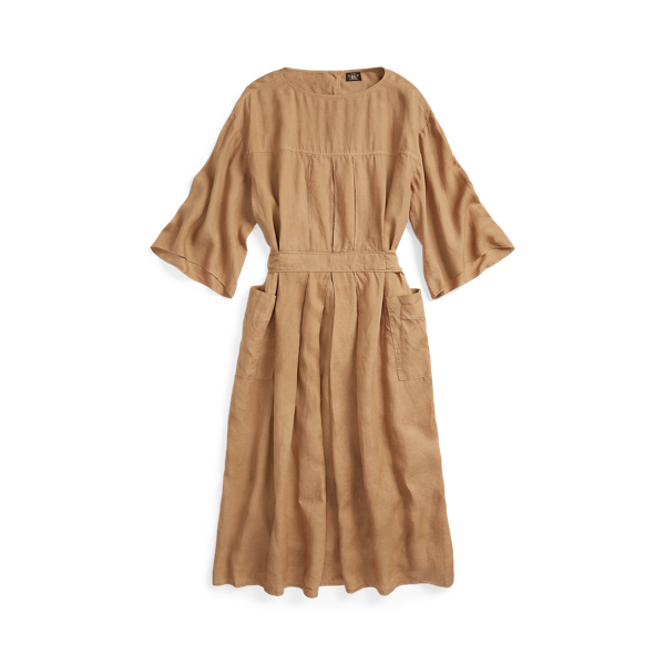 Robe Midi Blue Banana à Encolure Bateau - Entièrement Doublée, Manches 3/4, Neuve Avec étiquettes