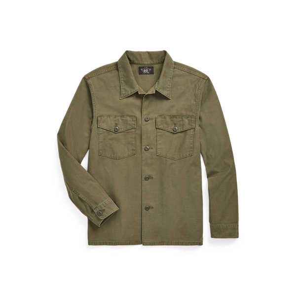 Reverse-Sateen Overshirt