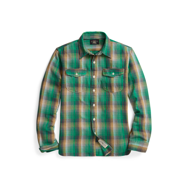 Plaid Twill Workshirt RRL 1