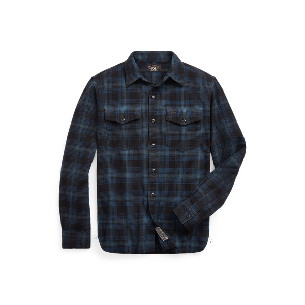 Plaid Canvas Workshirt RRL 1