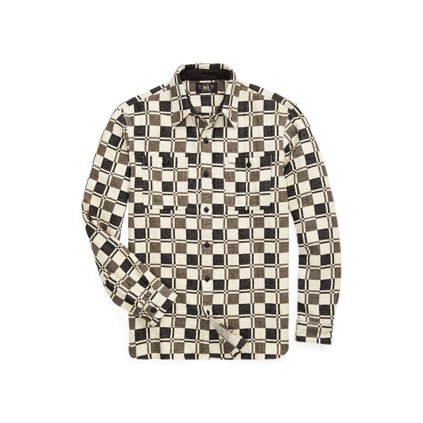 Plaid Brushed Jacquard Workshirt