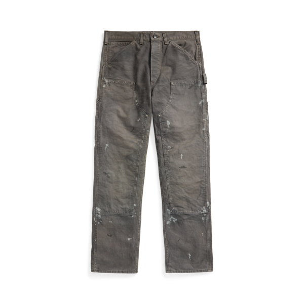 Engineer Fit Distressed Canvas Trouser RRL 1