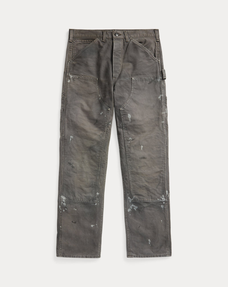 Engineer Fit Distressed Canvas Trouser RRL 1