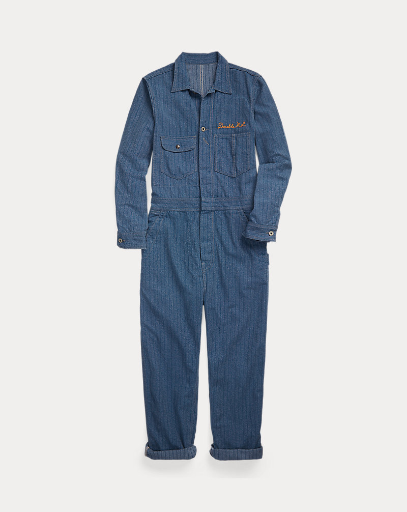 Embroidered Jaspe Twill Coverall RRL 1