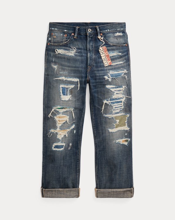 Vintage 5-Pocket Repaired Sumter Jean