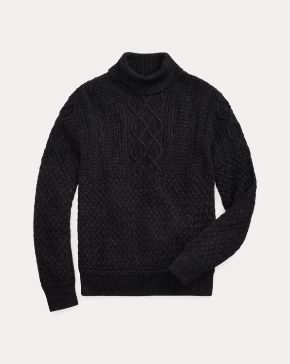 Cotton-Wool Mockneck Sweater
